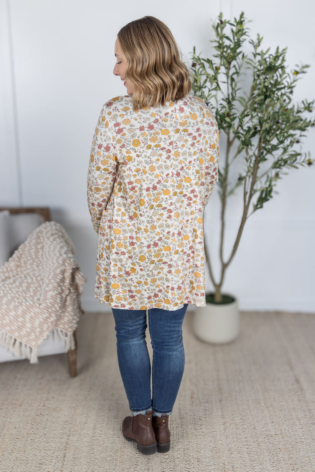 IN STOCK Classic Cardigan - Fall Vintage Floral FINAL SALE