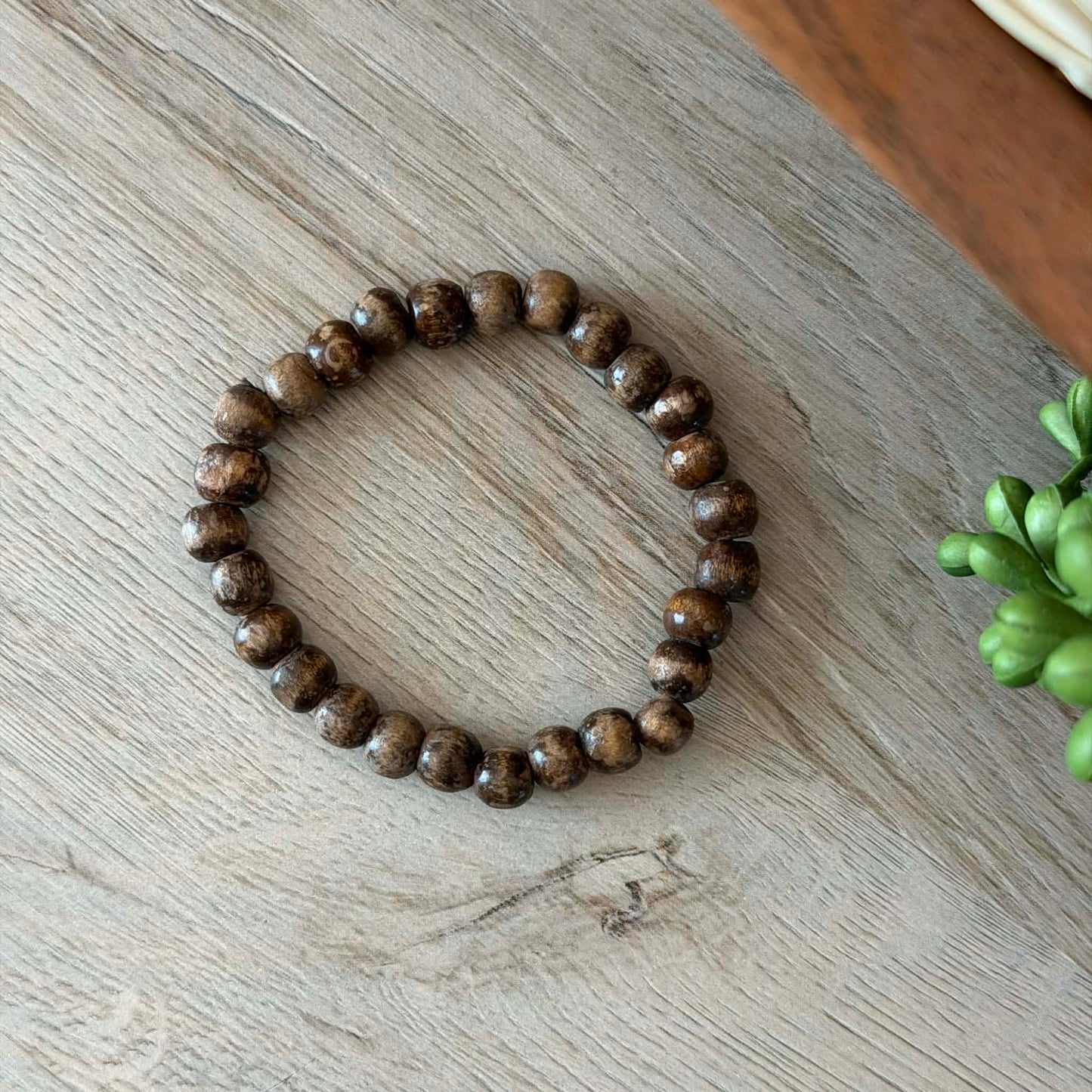 Wood Beaded Stretch Jewelry Junkie Bracelet