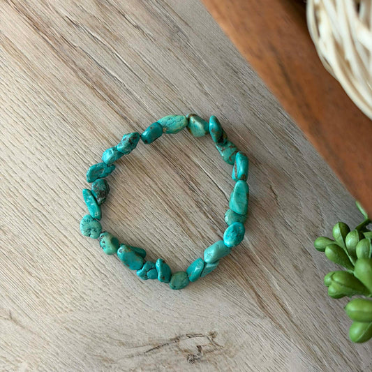 Chunky Blue Turquoise Nugget Jewelry Junkie Bracelet
