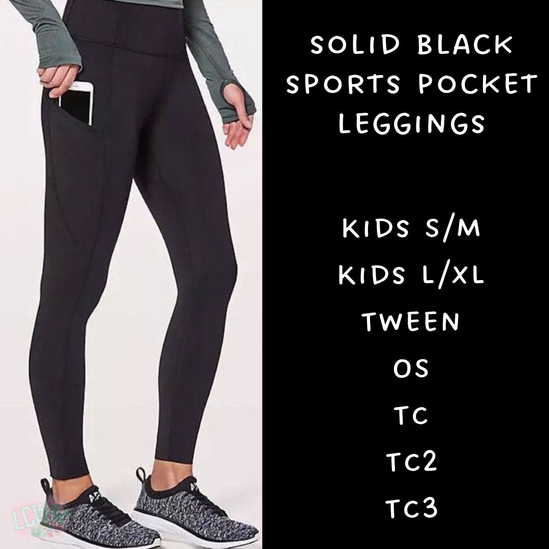 Ready To Ship - Blackout Leggings - No Pocket & Sport Pockets