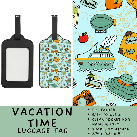 Batch #264 - Travel Collection - Closes 12/31 - ETA - Vacation Time Luggage Tag