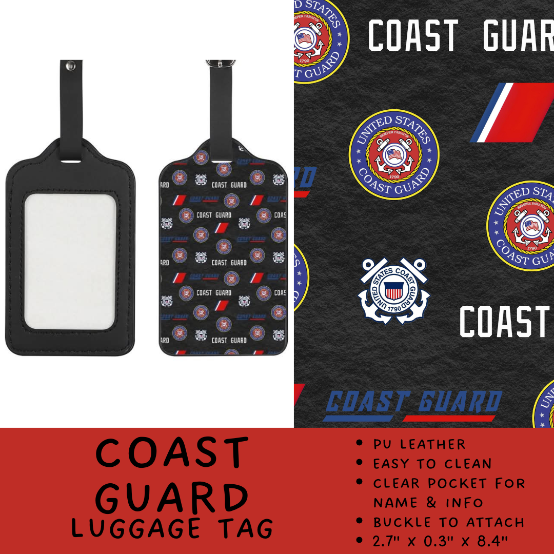 Batch #264 - Travel Collection - Closes 12/31 - ETA - Coast Guard Luggage Tag