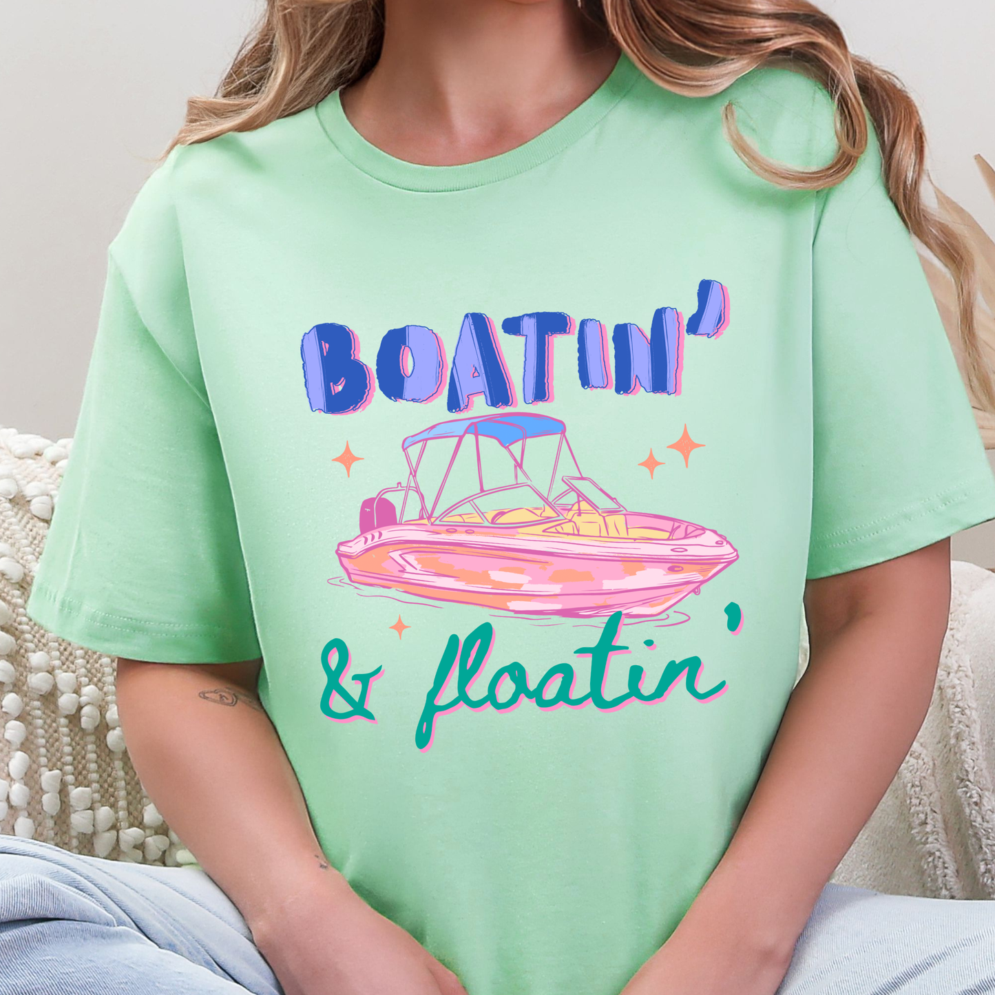 Boatin & Floatin Graphic Tee