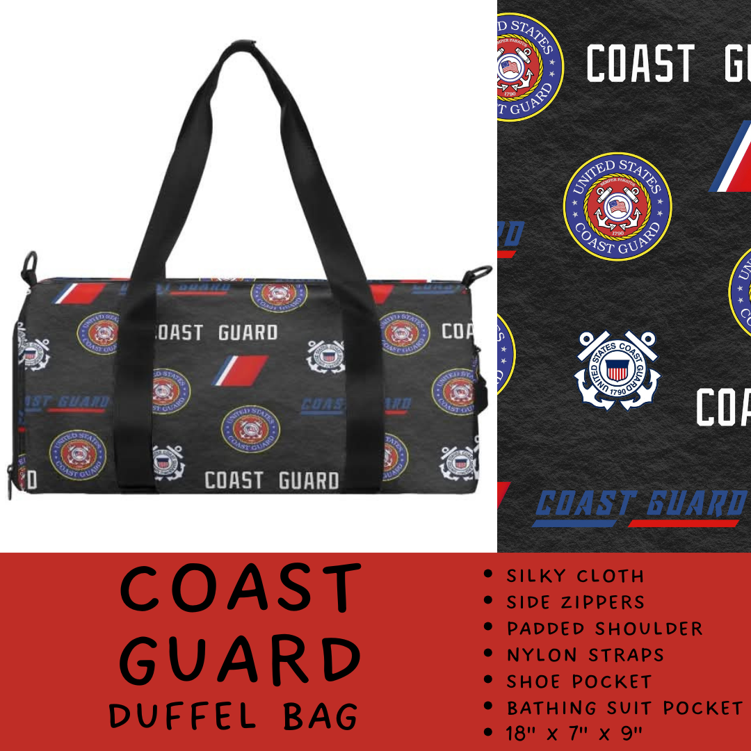 Batch #264 - Travel Collection - Closes 12/31 - ETA - Coast Guard Duffel Bag