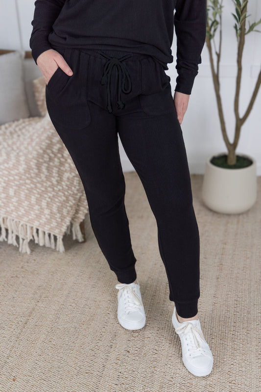IN STOCK Corrine Joggers - Black