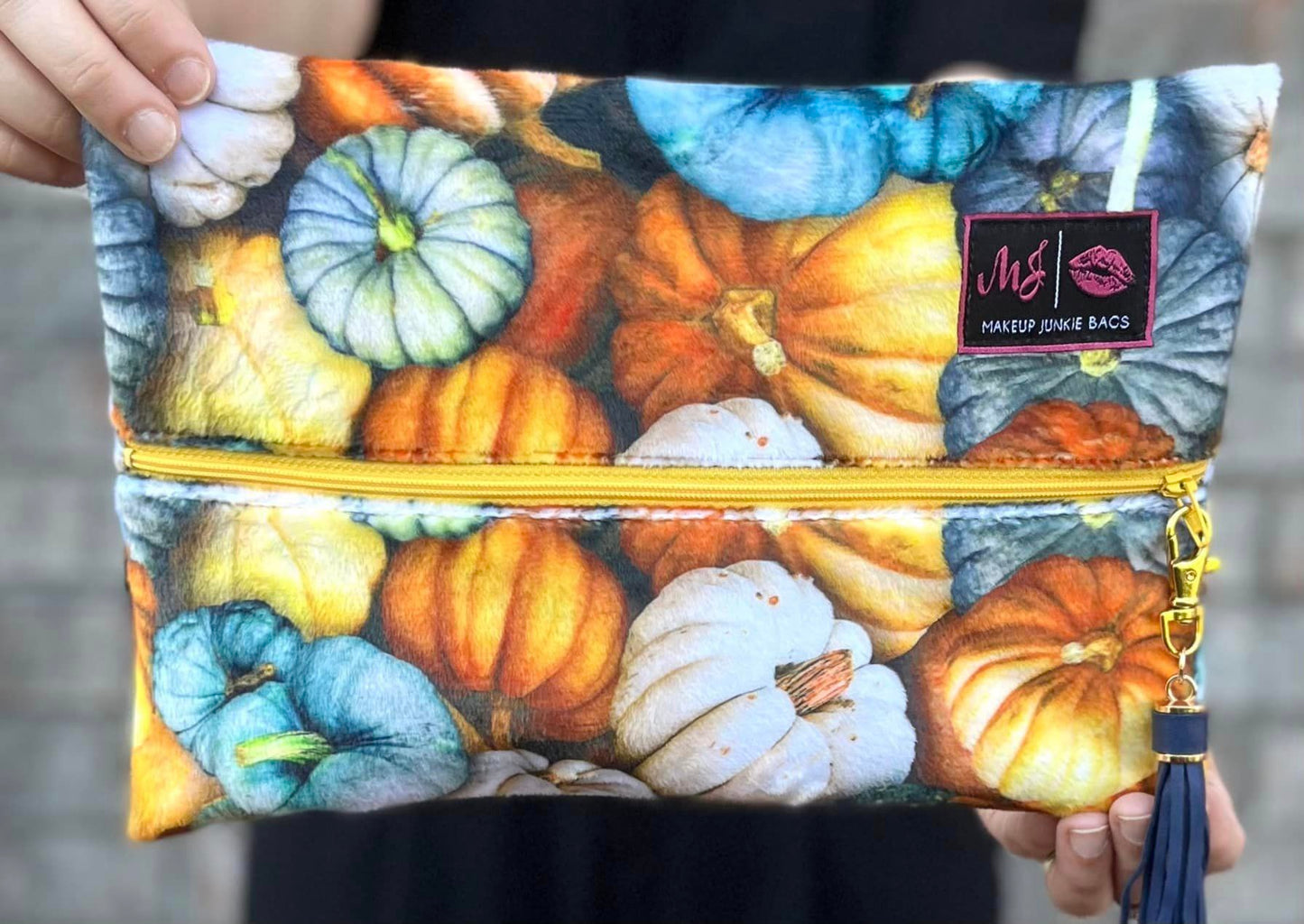 Pumpkins Makeup Junkie Bag