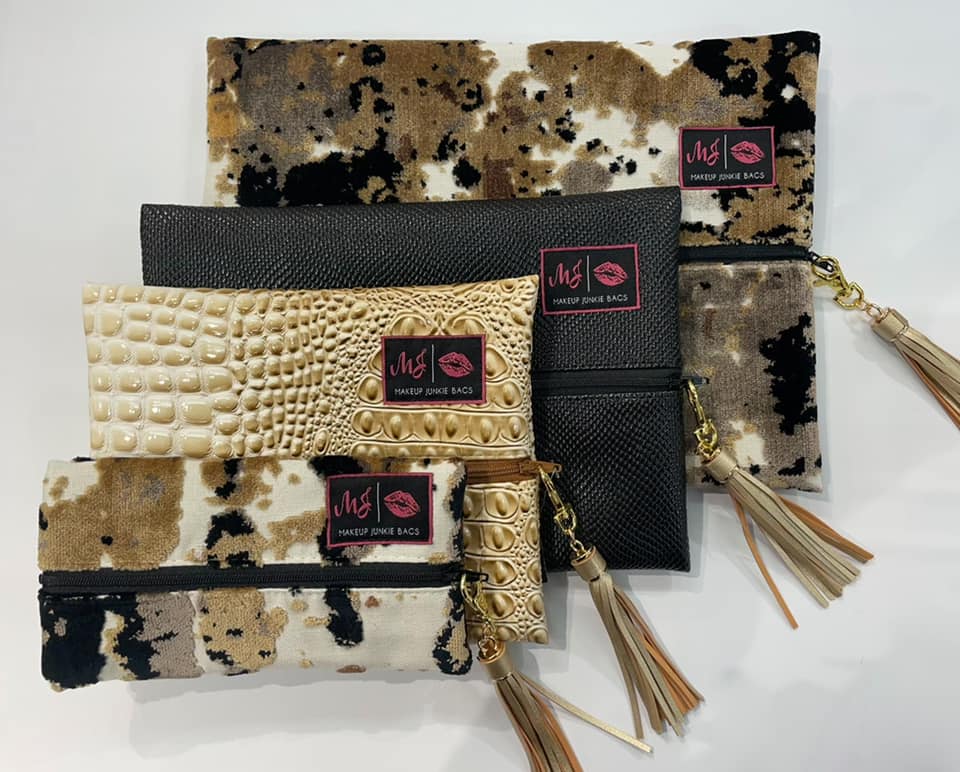 50 Shades of Coffee Makeup Junkie Bag