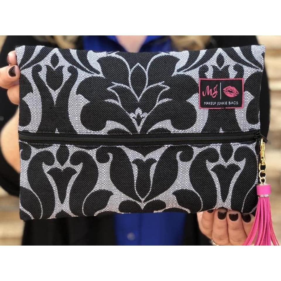 Black Velvet Makeup Junkie Bag