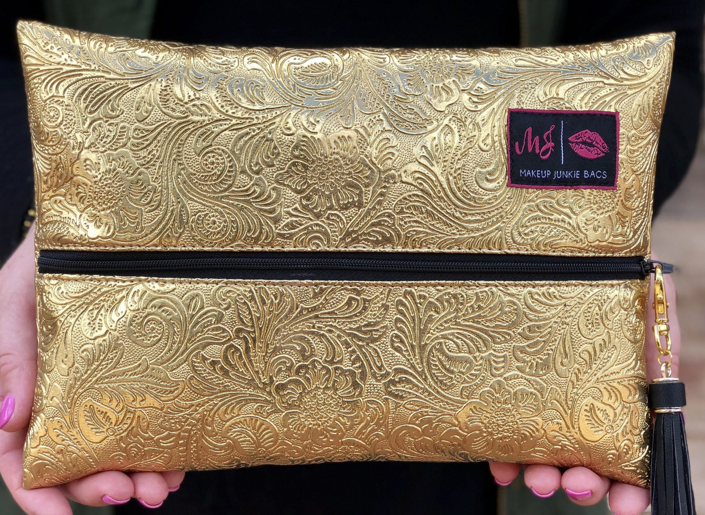 Fools Gold Makeup Junkie Bag