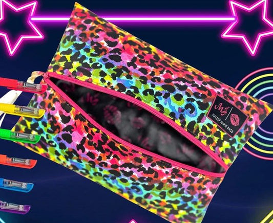 Lisa Leopard Makeup Junkie Bag