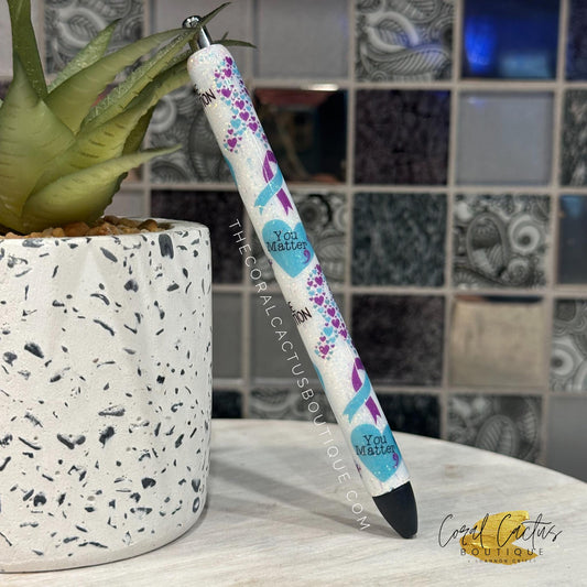 Custom Pen - You Matter - Mental Health