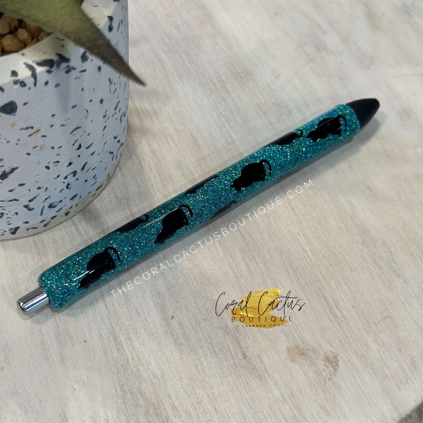 Custom Pen - Black Cat