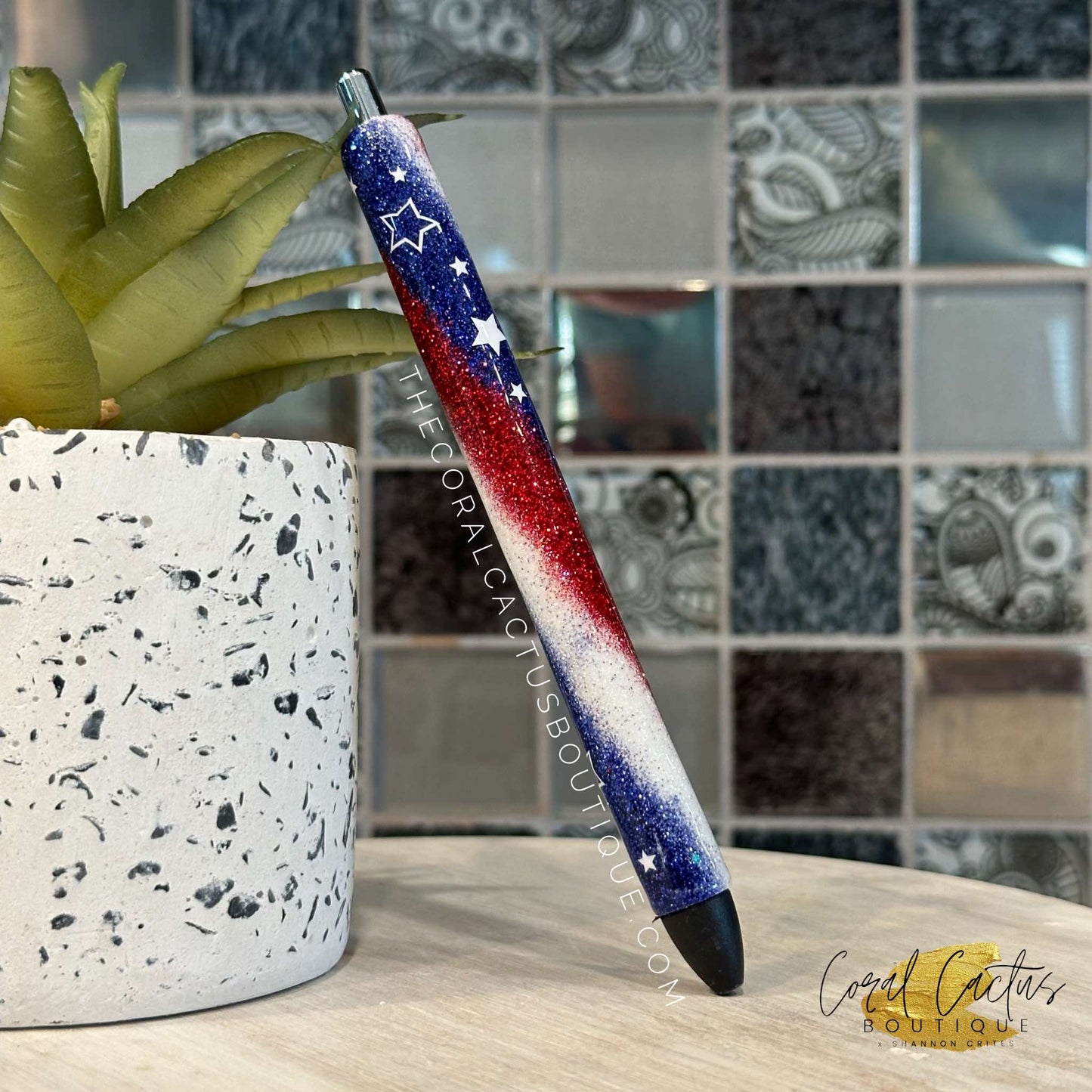 Custom Pen - We The People Swirl