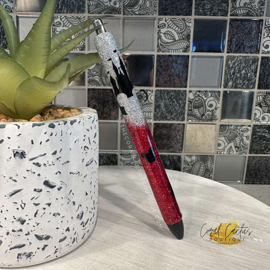 Custom Pen - Magical Castle Red