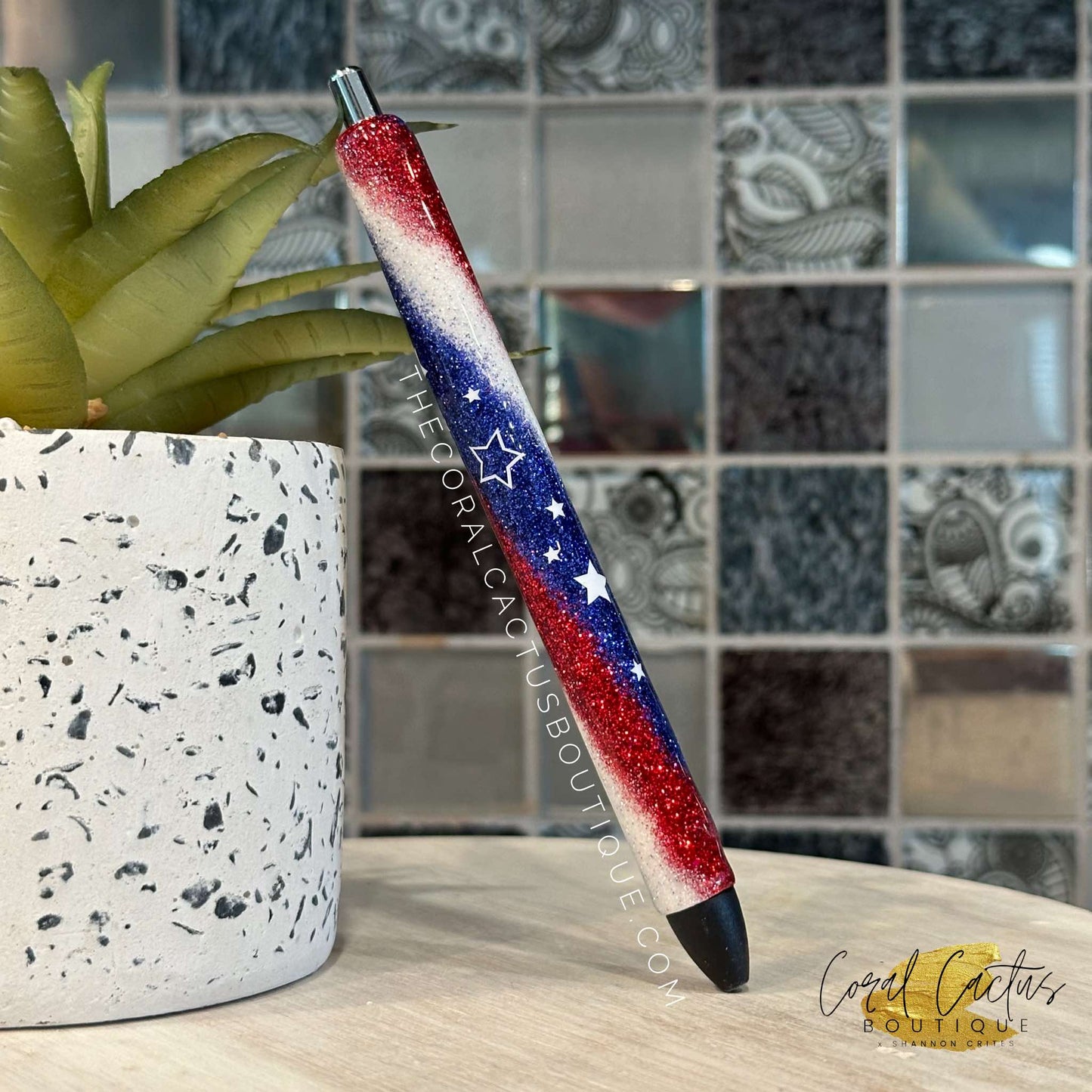 Custom Pen - Stars & Stripes