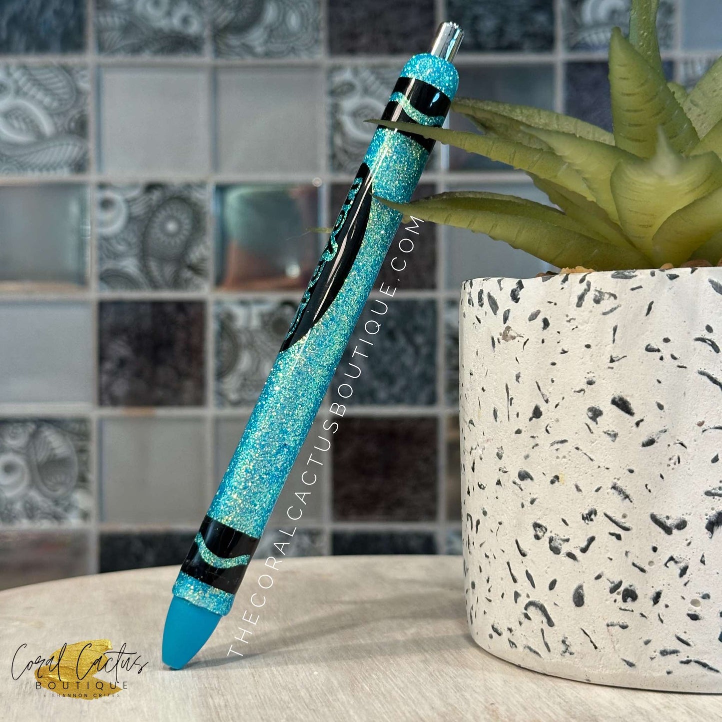 Custom Pen - Crayola Bright Color Crayon