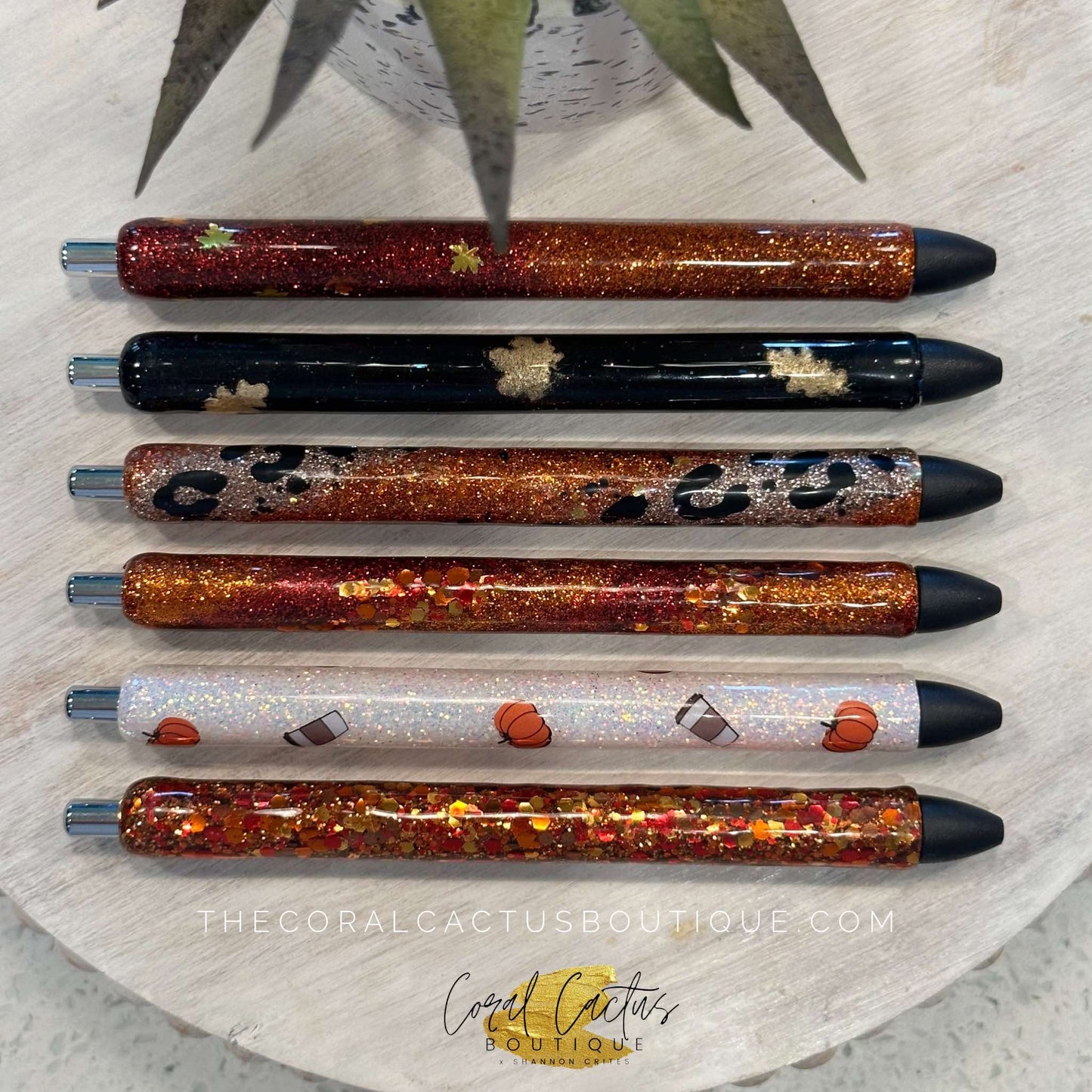 Custom Pen - Fall Pumpkin Coffee