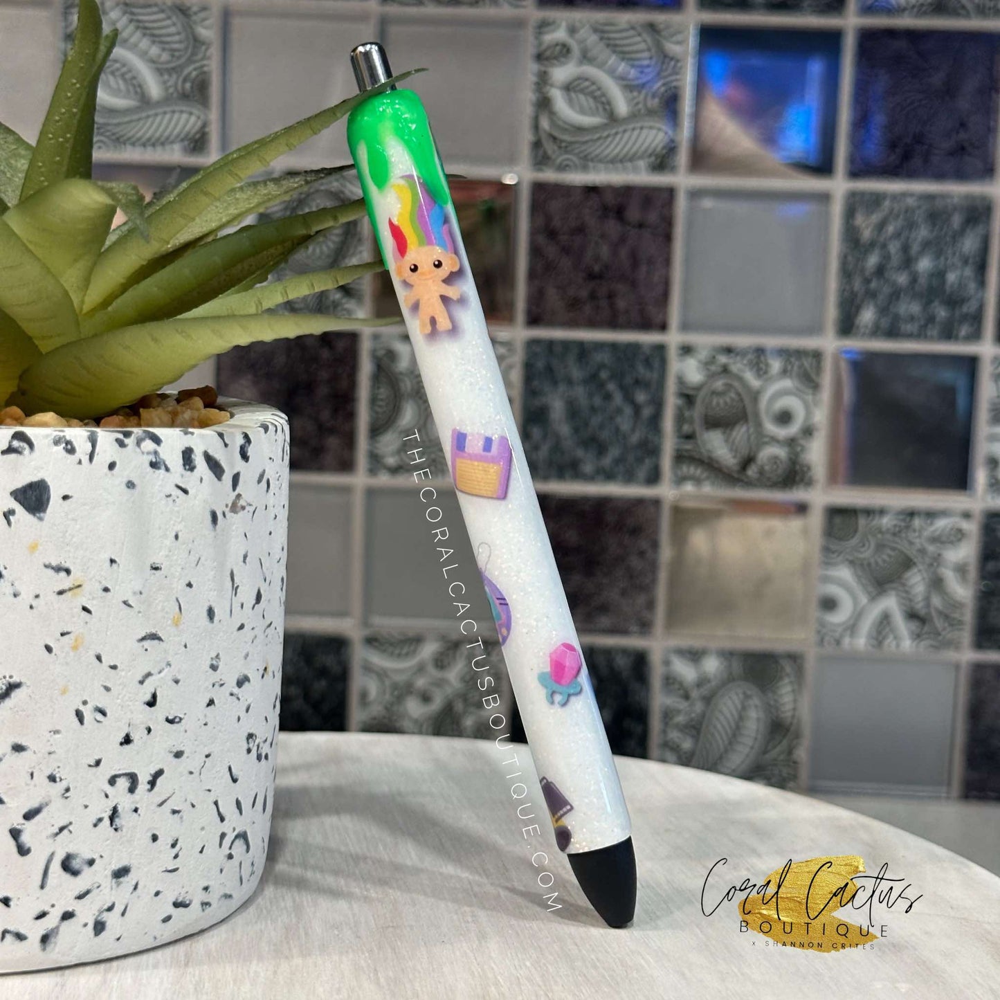 Custom Pen - 90s Vibes Slime Drip