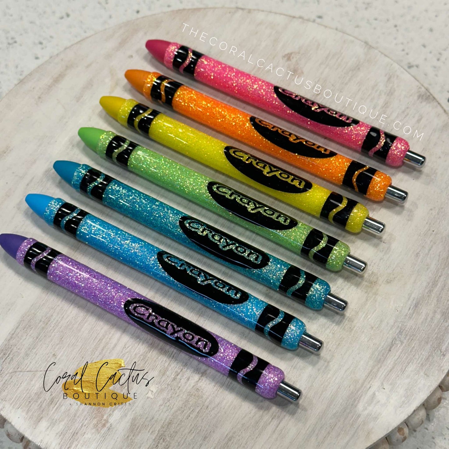 Custom Pen - Crayola Bright Color Crayon