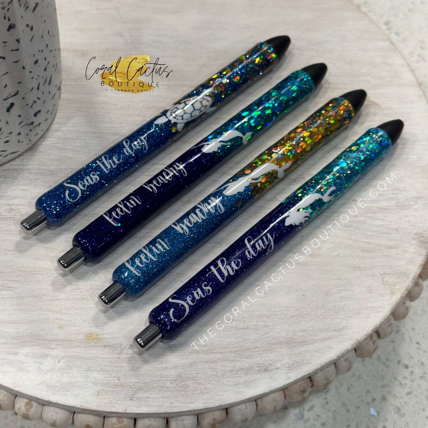 Custom Pen - Mermaid Glitter