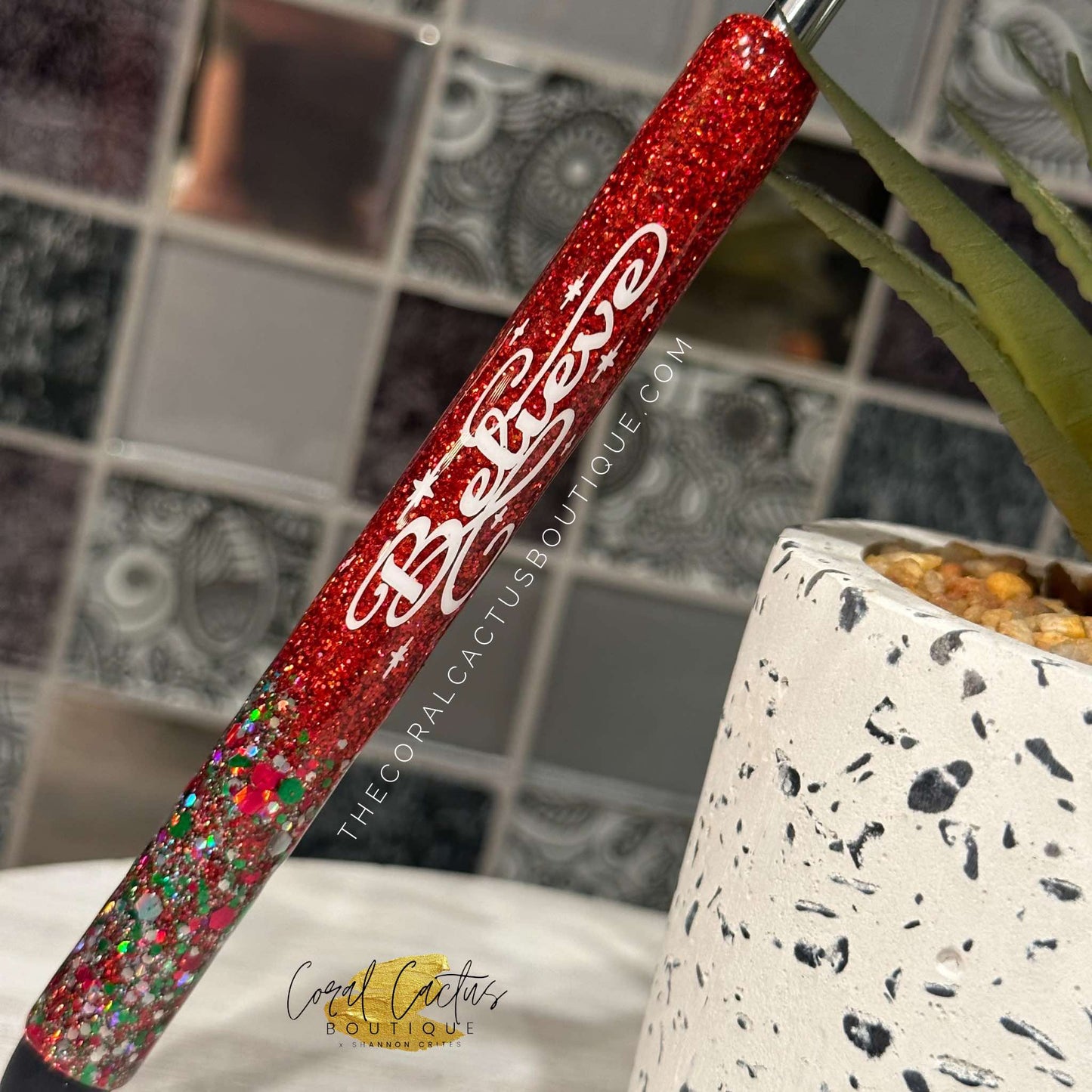 Custom Pen - Christmas Believe