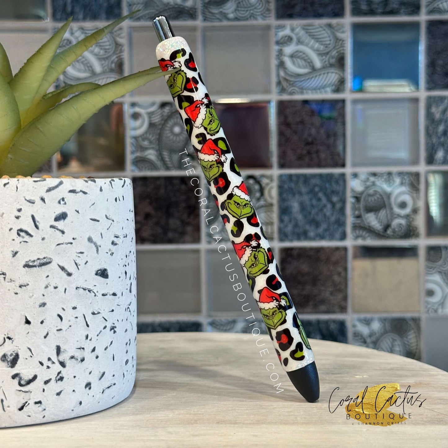 Custom Pen - Mr Mean Leopard