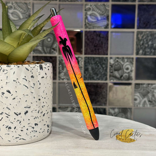 Custom Pen - Summer Sunset