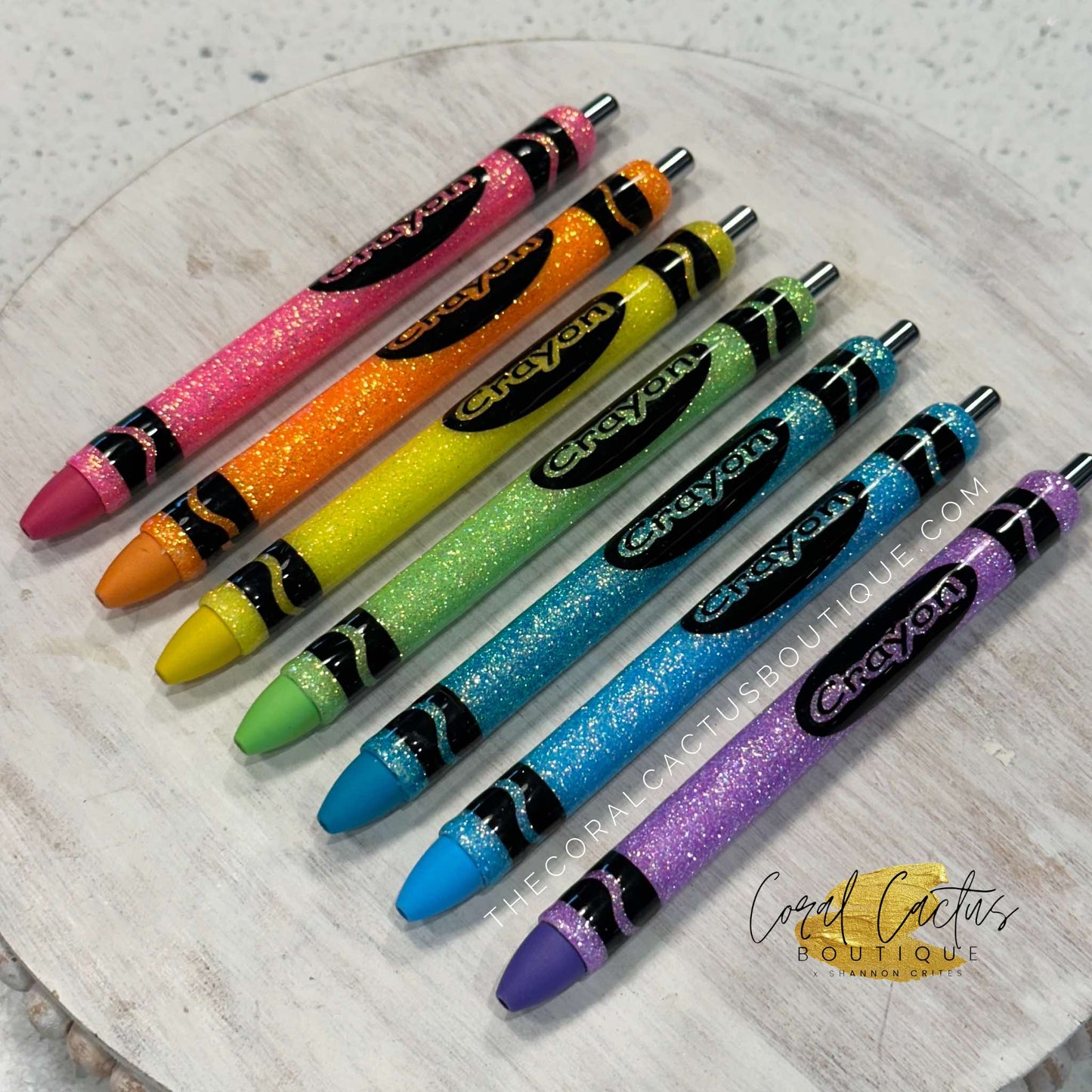 Custom Pen - Crayola Bright Color Crayon