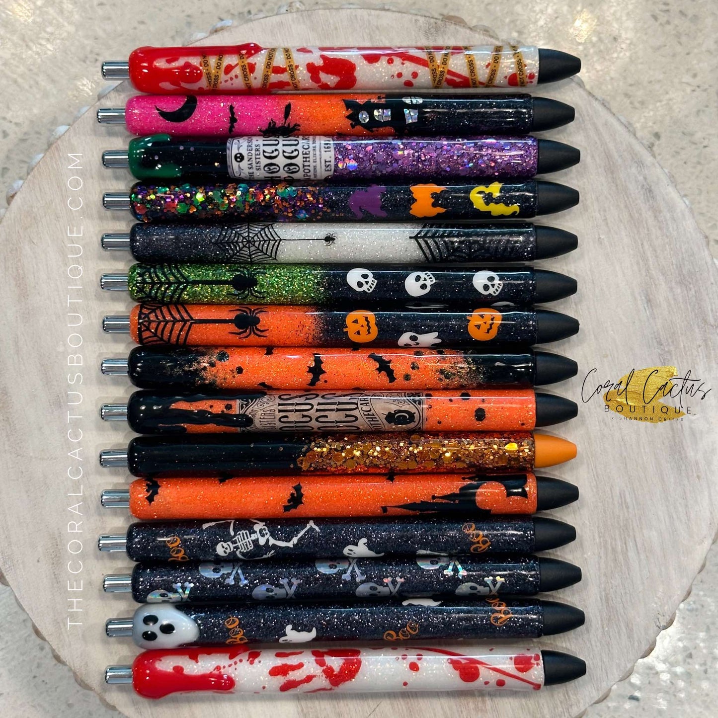 Custom Pen - Chrome Skulls