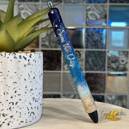 Custom Pen - Seas the Day