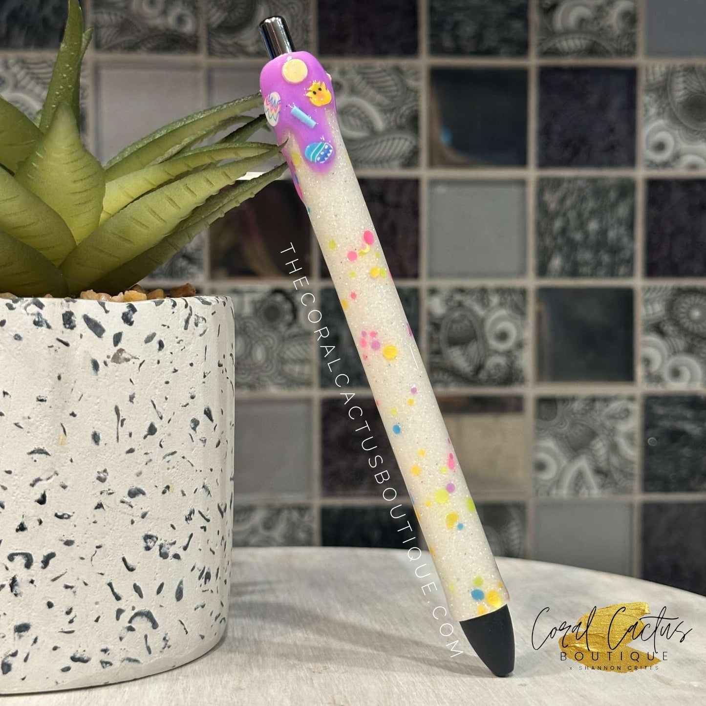 Custom Pen - Easter Drip