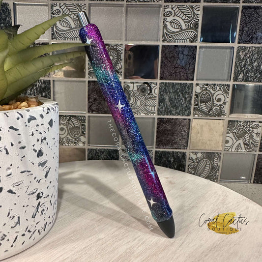 Custom Pen - Multicolor Galaxy Star