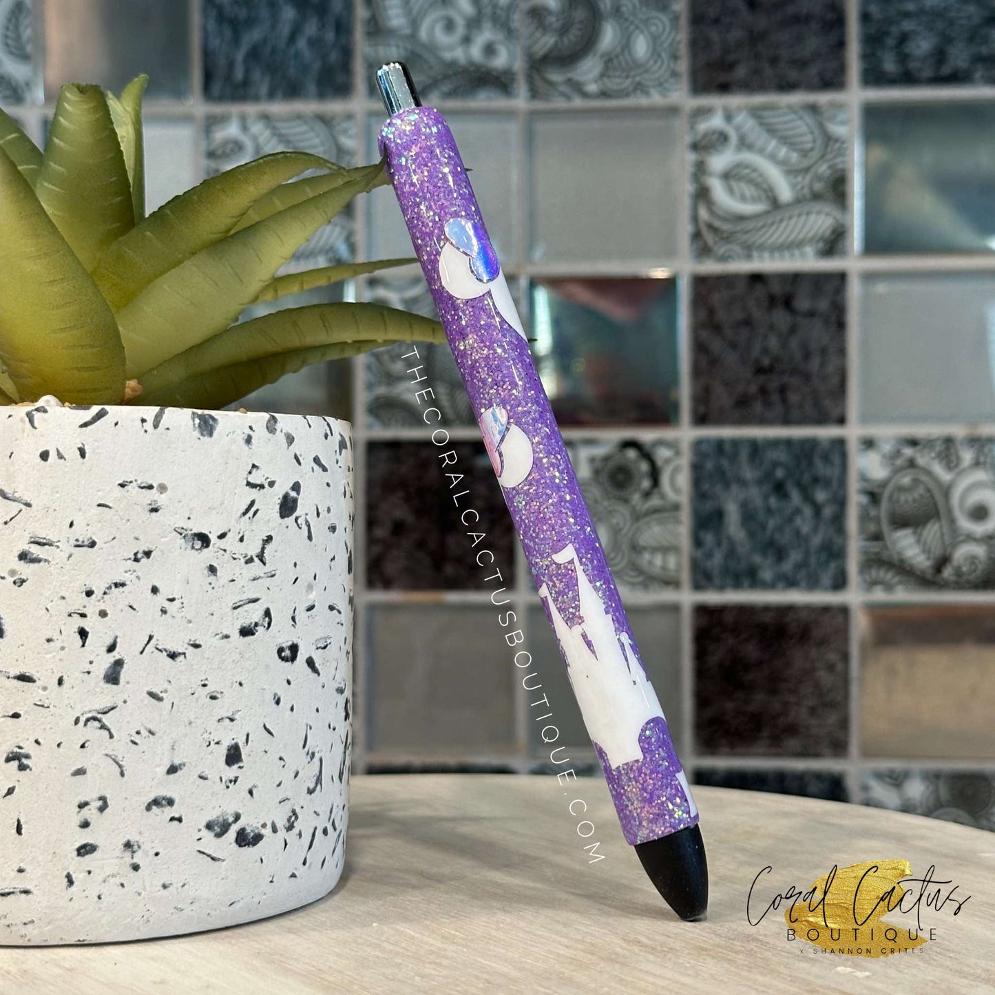 Custom Pen - Purple Magic Mouse Castle