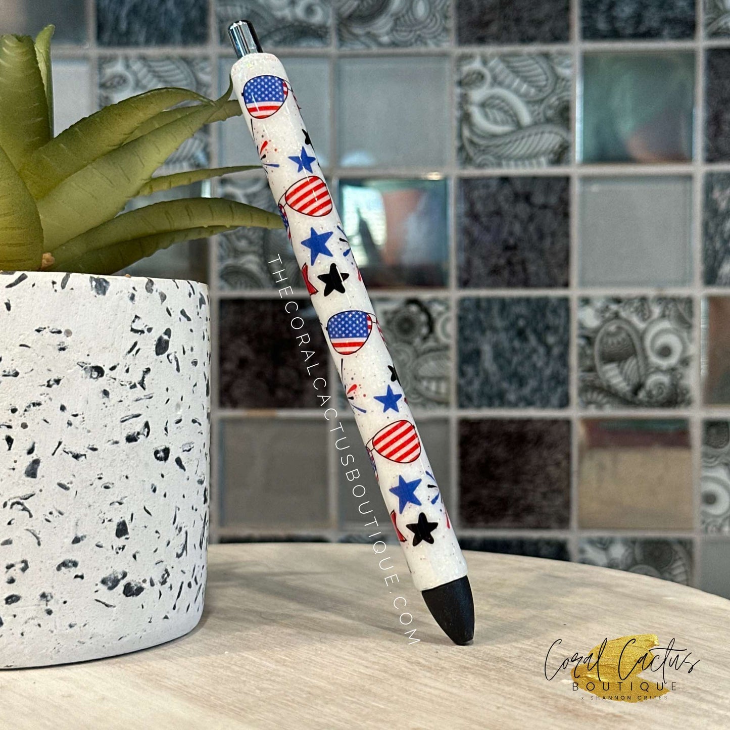 Custom Pen - USA Sunglasses