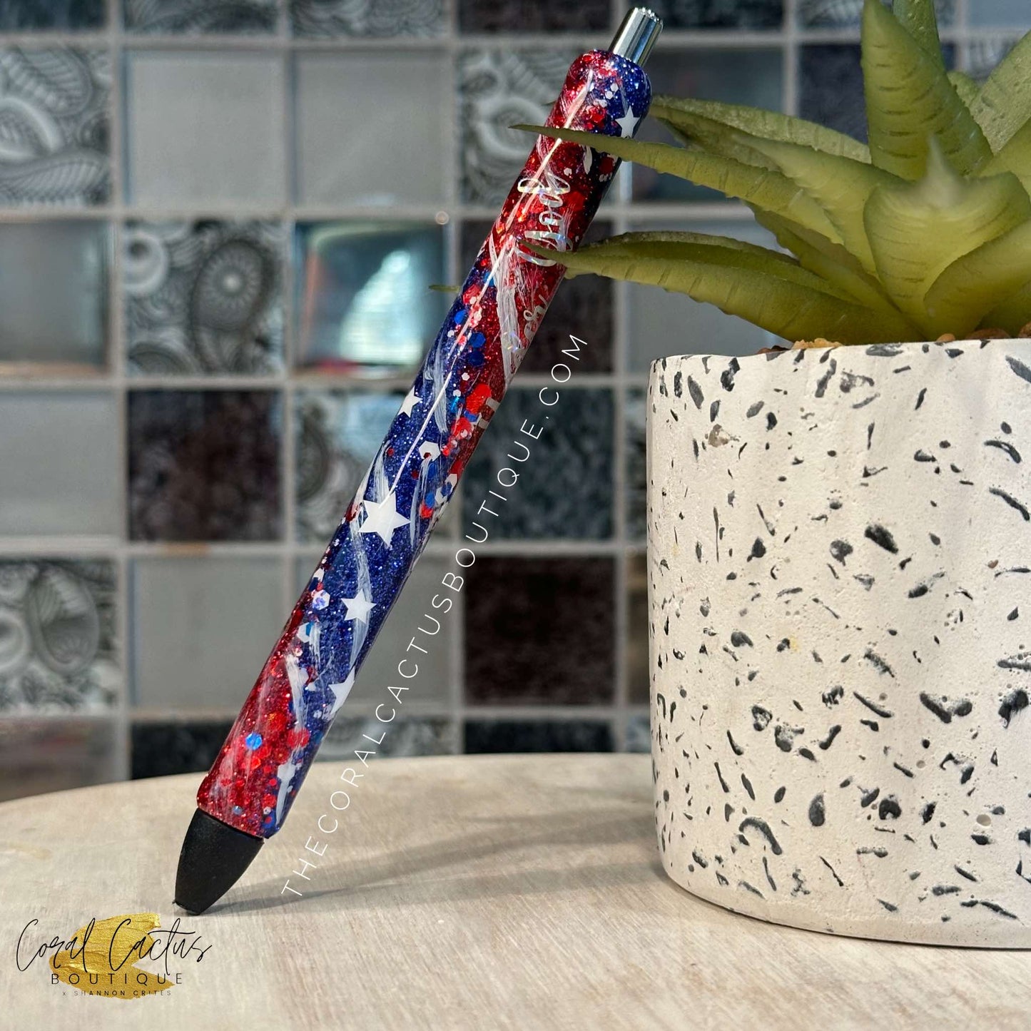 Custom Pen - American Flag