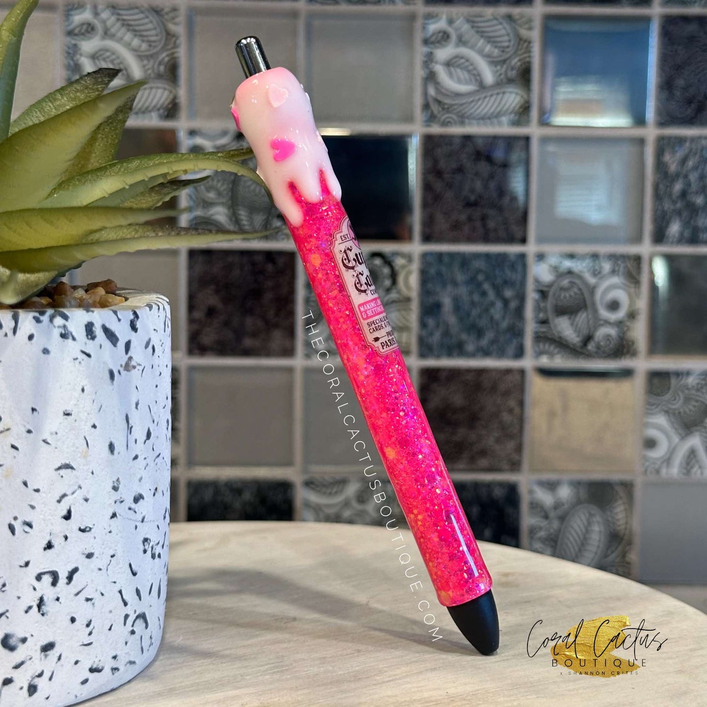 Custom Pen - Cupid's Candle Drip