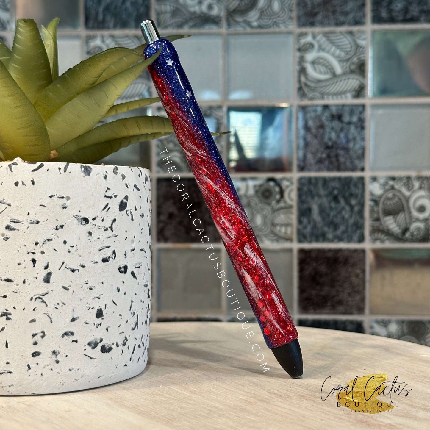 Custom Pen - American Flag