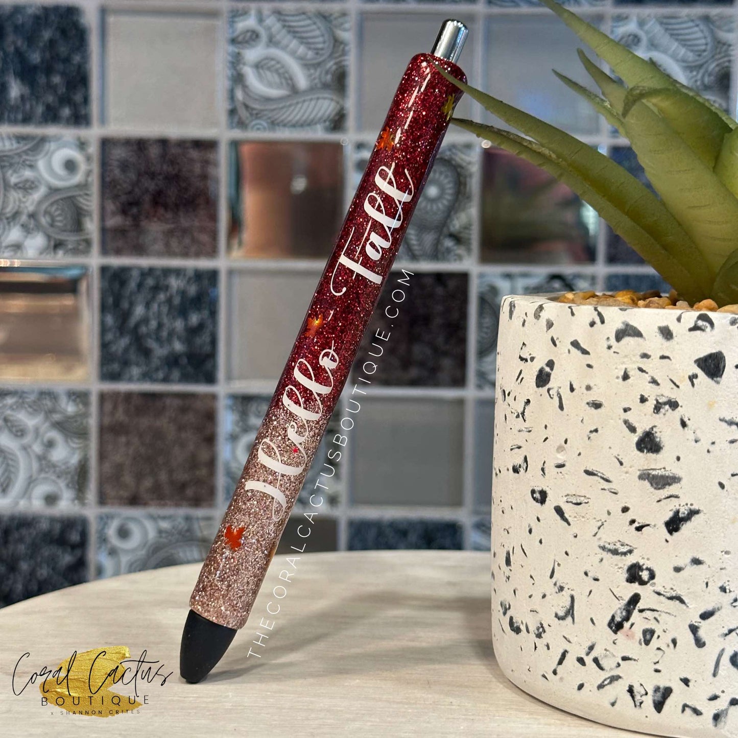 Custom Pen - Fall Leaves