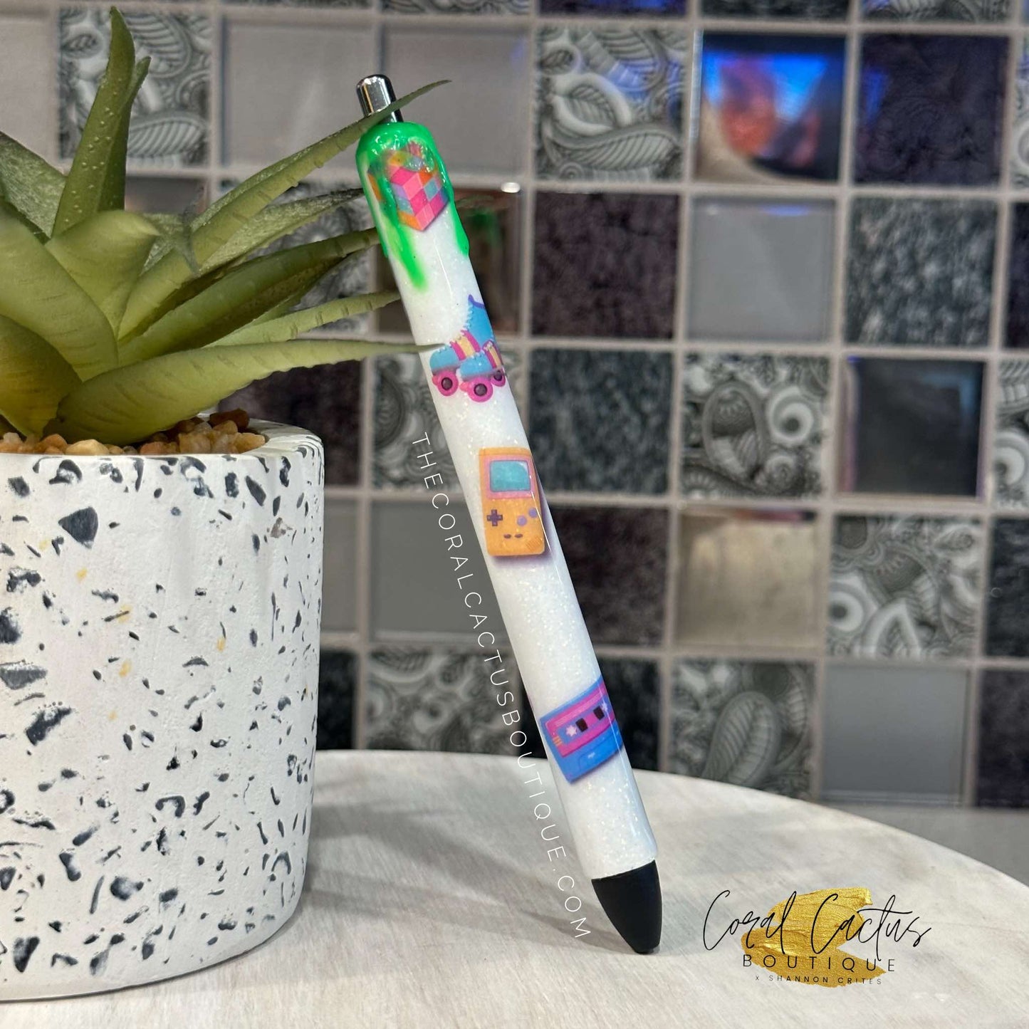 Custom Pen - 90s Vibes Slime Drip