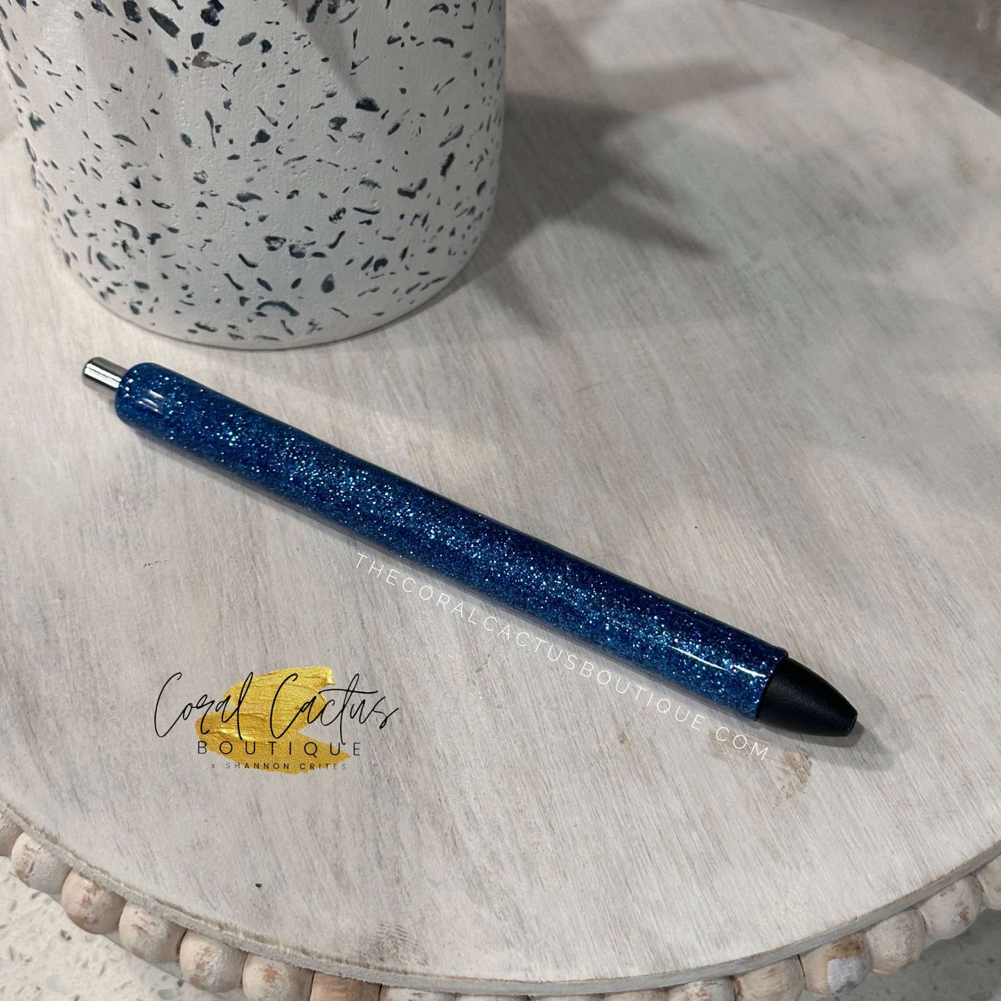 Custom Pen - Solid Color Glitter