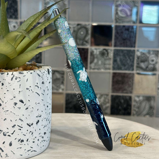 Custom Pen - Sea Turtle