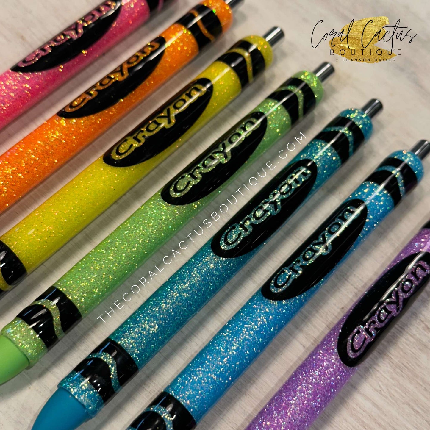 Custom Pen - Crayola Bright Color Crayon