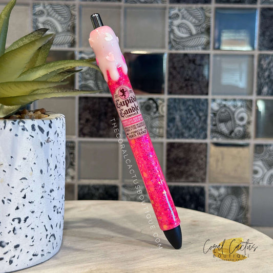 Custom Pen - Cupid's Candle Drip