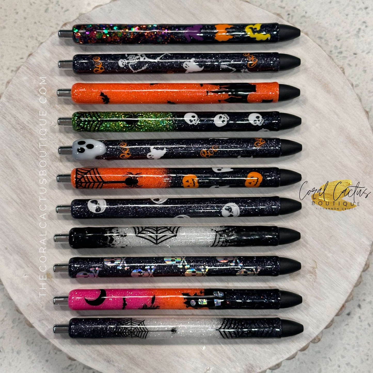 Custom Pen - Spiderwebs