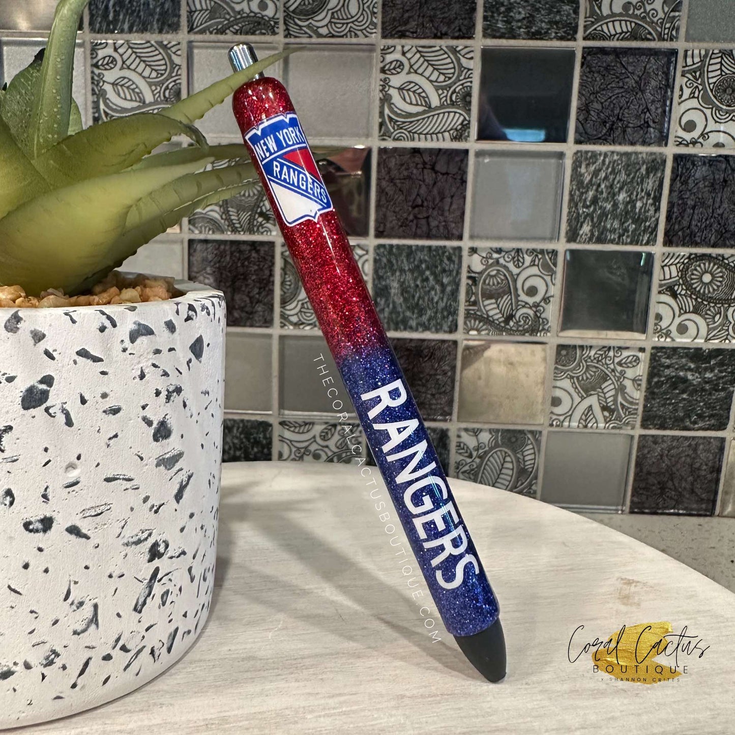 Custom Pen - Hockey Rangers