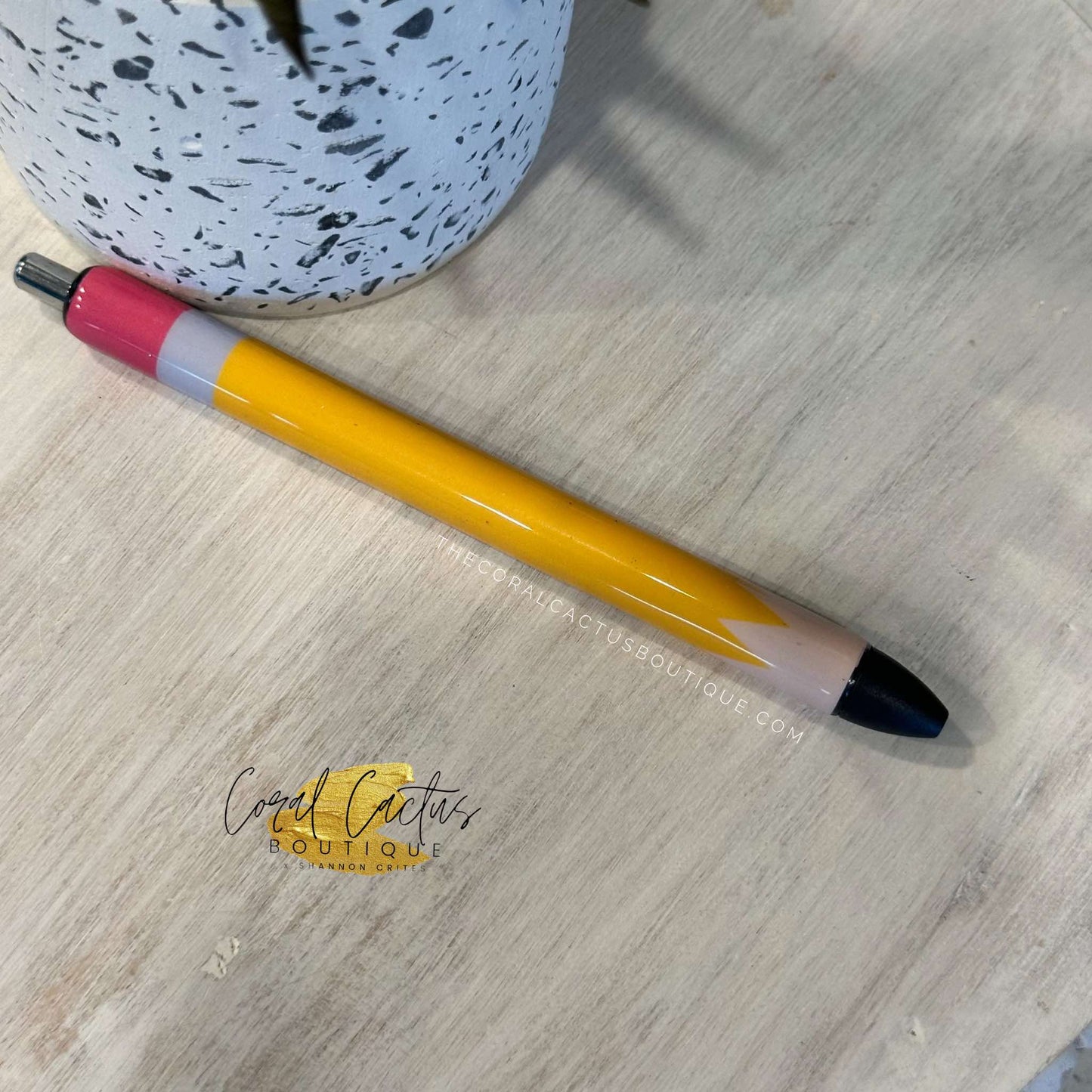 Custom Pen - Teach Love Inspire Pencil