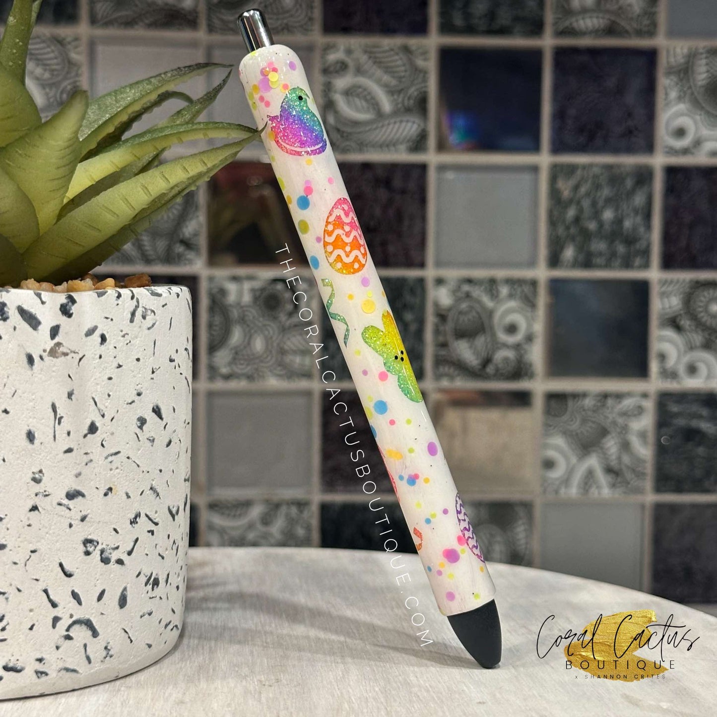 Custom Pen - Colorful Easter