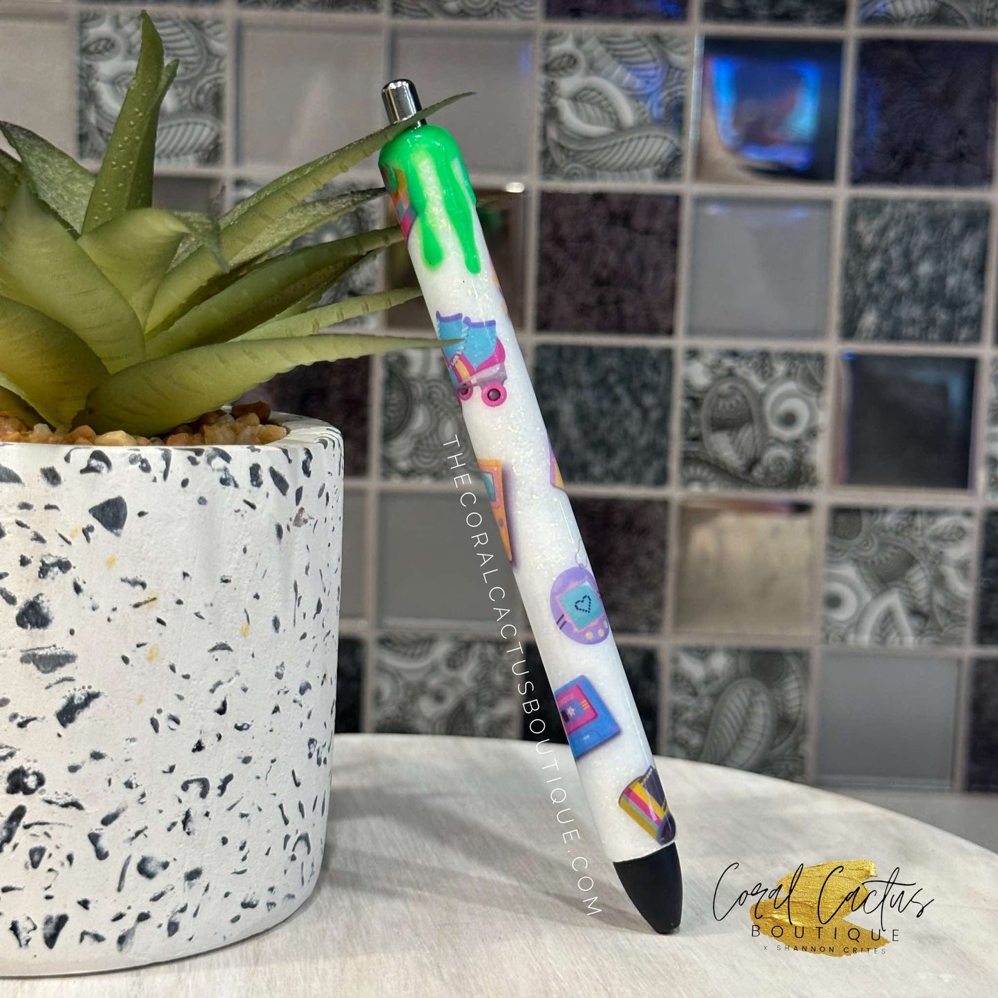 Custom Pen - 90s Vibes Slime Drip