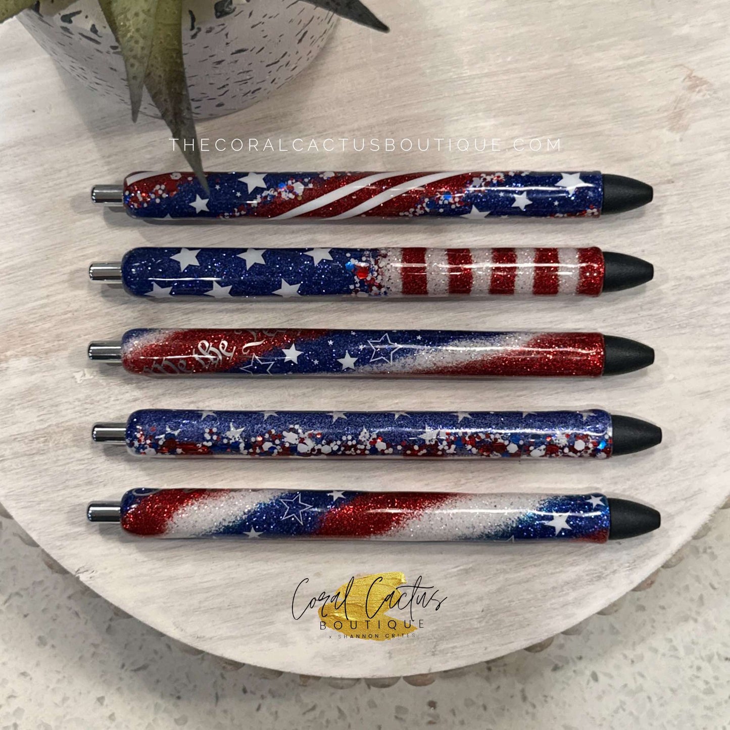 Custom Pen - Stars & Stripes