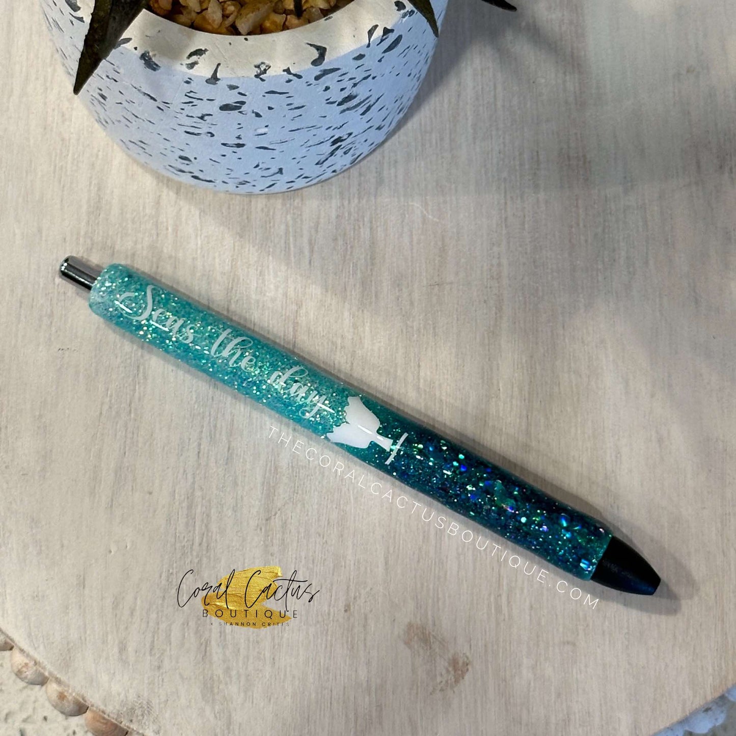 Custom Pen - Mermaid Glitter